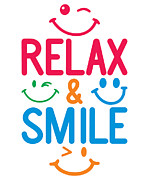 Relax Smile Statement Lazy Chill #4 Digital Art by Toms Tee Store