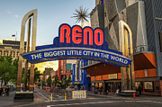 Reno the biggest little city in the world arch sign in downtown Reno, Nevada #4 Photograph by Miroslav Liska