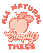 Thick Peach Body Self-love Body Positivity #4 Digital Art by Toms Tee Store