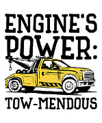 Tow Truck Driver Trucking Engine Operator Trucker Operator #4 Digital Art by Toms Tee Store