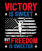 USA Independence American Flag Freedom Sports #4 Digital Art by Toms Tee Store