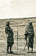 Maasai Warriors in Jungles of Africa 4337 Photograph by Neptune Images