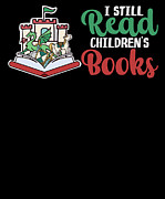 Book Lover Fantasy Adventures Reading Hobby #5 Digital Art by Toms Tee Store