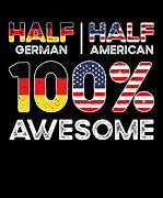 Born German Germany American USA Citizenship #5 Digital Art by Toms Tee Store