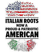 Born Italian Italy American USA Citizenship #5 Digital Art by Toms Tee Store