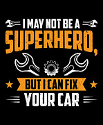 Car Mechanic Auto Engine Repair #5 Digital Art by Toms Tee Store
