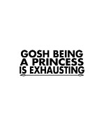 Gosh Being a Princess is Exhausting #5 Digital Art by Jacob Zelazny