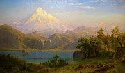 Mount Hood #5 Painting by Albert Bierstadt