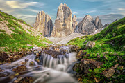 Tre Cime - Exhibited in Manila, Philippines, themed CREATIVE COMPOSITION Photograph by Joana Kruse