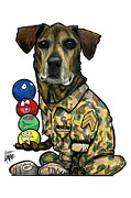 5338 Chickos JAXSON Drawing by John LaFree