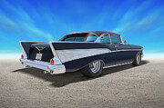 57 Chevrolet BelAir Photograph by Mike McGlothlen