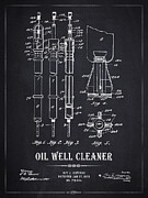 Oil Well Cleaner Patent #6 Digital Art by Aged Pixel