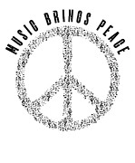 Peace Sign Vintage Glasses Peace Lover Positivity #6 Digital Art by Toms Tee Store