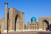 Uzbekistan, Samarkand, the Reghistan #6 Photograph by Tuul & Bruno Morandi