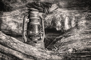 Vintage Railroad Lantern #6 Photograph by Cindy Shebley