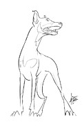 6039 Guindon Drawing by John LaFree