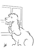 6058 Mendoza Drawing by John LaFree
