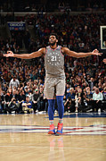 Joel Embiid #7 Photograph by David Dow