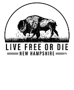 Live Free or Die New Hampshire Hiking #7 Digital Art by Toms Tee Store
