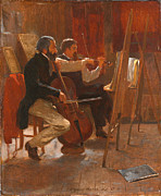 The Studio #8 Painting by Winslow Homer