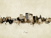 Boise Idaho Skyline #8 Digital Art by Michael Tompsett