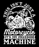 Motorcycle Motorcyclist - Motorbiker Biker Motorcycle Dad #8 Digital Art by Crazy Squirrel