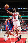 Detroit Pistons v Chicago Bulls #9 Photograph by Jeff Haynes