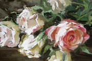 A Bunch of Roses Detail 2 Painting by Roxanne Dyer A Bunch of Roses Detail 2 Painting by Roxanne Dyer