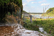 Nature's Symphony - Enchanting Waterfall from Lush Garden Summit Photograph by Brigitte Blanchette Thompson Nature's Symphony - Enchanting Waterfall from Lush Garden Summit Photograph by Brigitte Blanchette Thompson