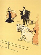 A Gay Dog, Off to the Theatre Drawing by Cecil Aldin