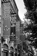 A History Of Winning - Fenway Park Banners In Black And White Photograph by Gregory Ballos A History Of Winning - Fenway Park Banners In Black And White Photograph by Gregory Ballos