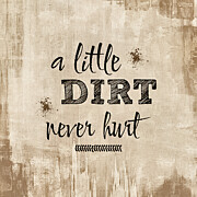 A Little Dirt Never Hurt Painting by Tina LeCour A Little Dirt Never Hurt Painting by Tina LeCour