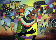 A Mothers Love Painting by Eli Kobeli 1932-1999 A Mothers Love Painting by Eli Kobeli 1932-1999