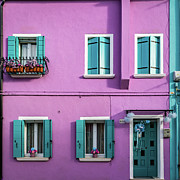 A pink house in Burano, Italy Photograph by Lyl Dil Creations