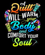 A Quilt Will Warm Your Body Crochet Digital Art by Jacob Zelazny