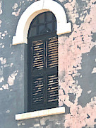 A Shuttered Past in Pink and Gray  Photograph by Carol Riddle