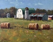 A Ton of Bales Painting by Laura Toth A Ton of Bales Painting by Laura Toth