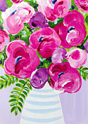 A Touch of Violet Painting by Beth Ann Scott