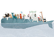 A Whale Adventure  Painting by Bri Buckley