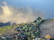 Abandoned Traps and Boat in Bantry Ireland  Photograph by Mary Lee Dereske