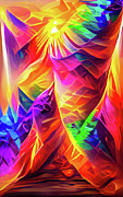Abstract Art Rainbow Colors 02 Digital Art by Matthias Hauser
