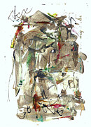 Abstract brown Painting by Cavisen STUDIO