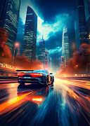 Abstract Car Digital Art by Ron Roberts Abstract Car Digital Art by Ron Roberts