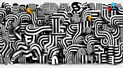 Abstract Labyrinth of Life's Design Digital Art by Chase Barrow