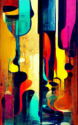 Abstract reflections Digital Art by Andreas Thaler