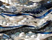 Abstract - Sedimentary Ribbons Digital Art by Eris And AI Abstract - Sedimentary Ribbons Digital Art by Eris And AI