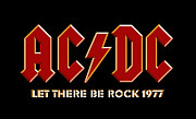 AC DC Let There Be Rock 1977 Digital Art by Kirania Finest