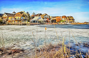 Across the Iced Lake Photograph by Tatiana Travelways