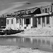 Acoma Pueblo Adobe Homes B W Photograph by Mike McGlothlen