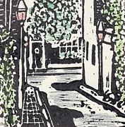 Acorn Street Drawing by Dominique Lecomte